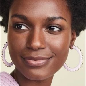 BAUBLEBAR Desideria Enamel Hoop Earrings